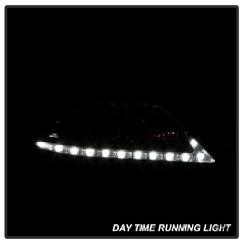 Spyder 11-14 Toyota Sienna Projector Headlights - DRL LED - Smoke PRO-YD-TSEN11-DRL-SM 5083999