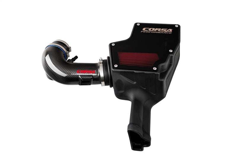 CORSA Performance Corsa 18-22 Ford Mustang GT 5.0L V8 Carbon Fiber Air Intake w/ DryTech 3D No Oil 44007D