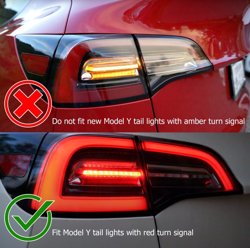AlphaRex 17-22 Tesla Model 3 PRO-Series LED Tail Lights Jet Black w/Seq Sig 601010 *Discontinued