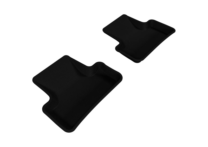 3D MAXpider 2009-2017 Audi Q5/SQ5 Kagu 2nd Row Floormats - Black L1AD00921509