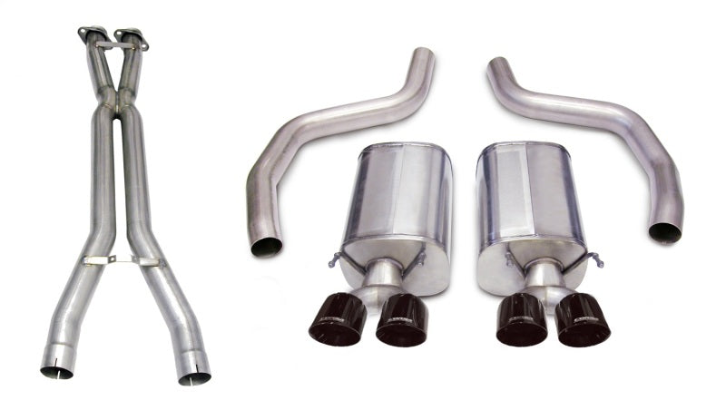 Corsa Performance 06-11 Chevrolet Corvette C6 Z06/ZR1 Sport Cat-Back Dual Rear