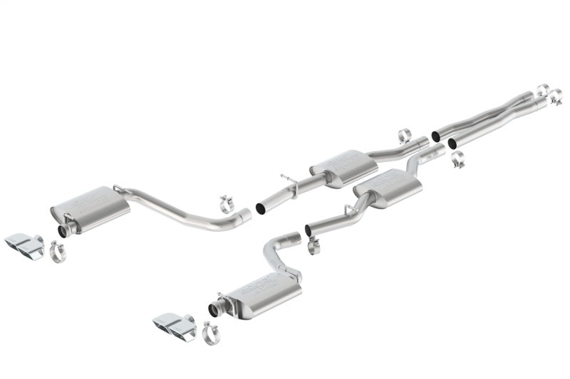 Borla 15-16 Dodge Challenger R/T 5.7L Dual Rectangle Angle Cut Dual Split Rear Exit ATAK Exhaust 140628