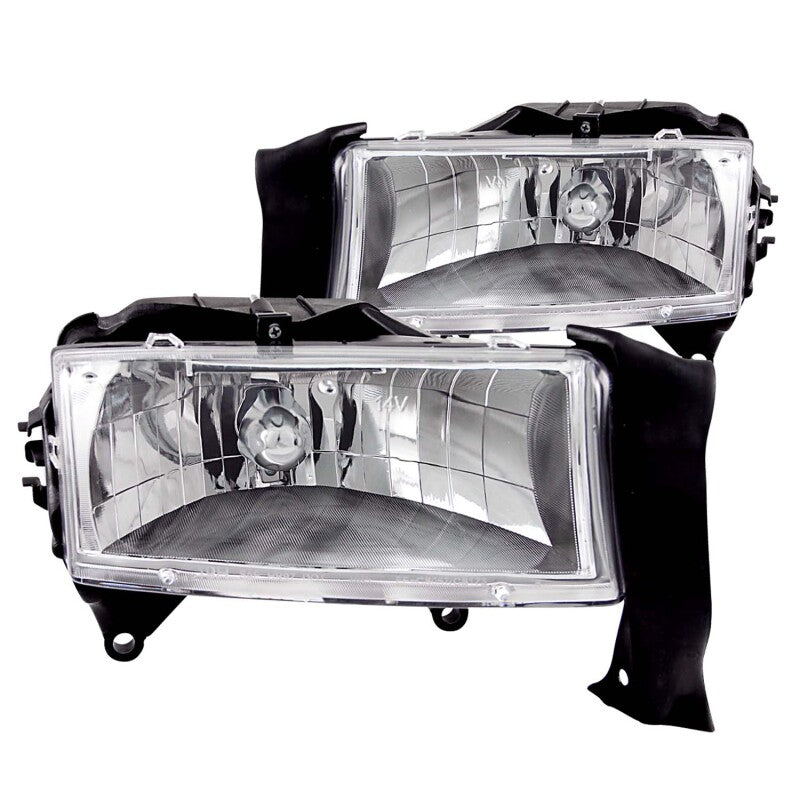 Anzo 1997-2004 Dodge Dakota Crystal Headlights Chrome