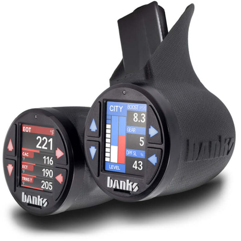Banks Power Banks Gauge Pod Kit 2023-2024 Ford F250-450 & 2021-24 F150  iDash Stealth Pod Mount - Dual Gauge 63383