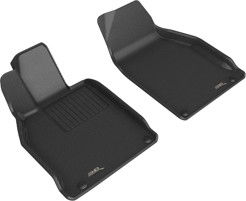 3D MAXpider 12-19 Porsche 911 Conv/S/4/4S/GTS/Targa/Turbo/T/GTZ Kagu 1st Row Floormat - Black L1PO02111509