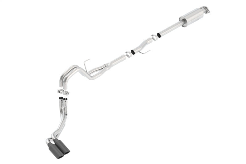 Borla 15-16 Ford F-150 3.5L EcoBoost Ext. Cab Std. Bed Black Chrome CB Exhaust ATAK Truck Side Exit 140619BC