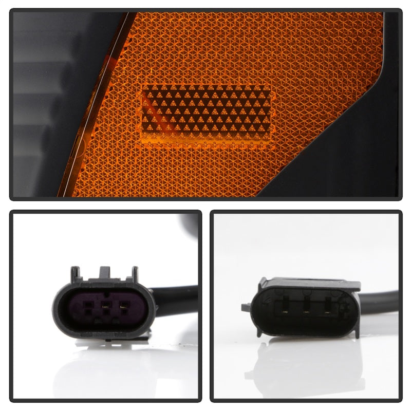 Spyder 17-18 Ford F250/F350/F450 Halogen Model Only -White Light Bar- Black- PRO-YD-FS17HALSI-BK 5087850
