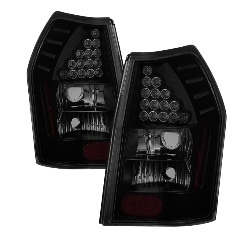 SPYDER xTune Dodge Magnum 05-08 LED Tail Lights - Black Smoked ALT-JH-DMAG05-LED-BSM 9036576