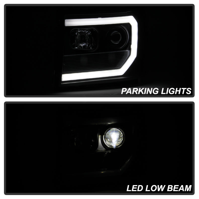 Spyder GMC Sierra 1500/2500/3500 07-13 Denali 08-13 LED Headlights Blk PRO-YD-GS07V2PL-BK 5087522