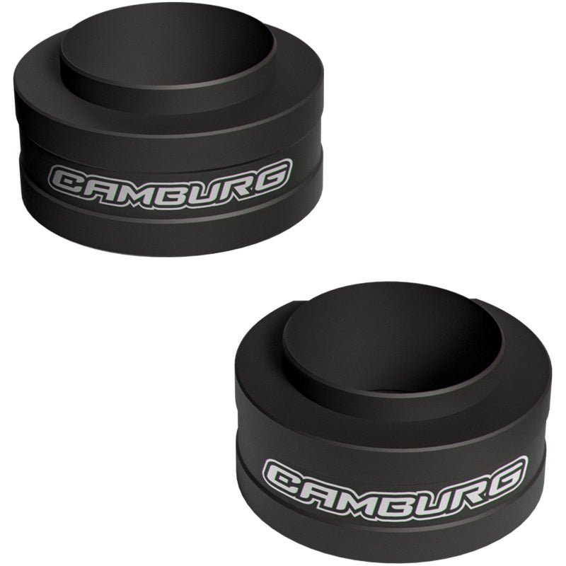 Camburg 2024+ Ford Ranger Raptor 2.5in Front Spring Preload Spacer Kit (Black) CAM-110306-BLK