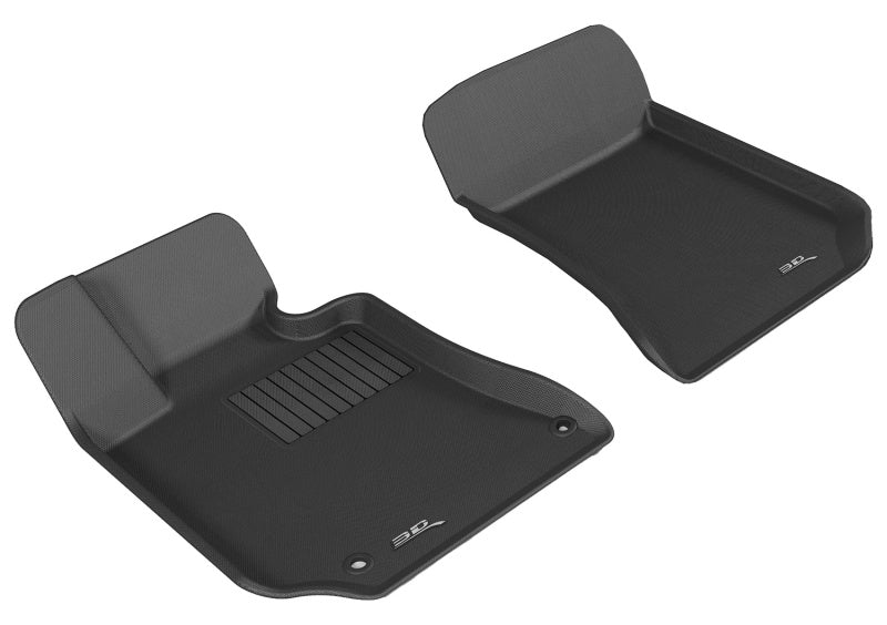 3D MAXpider 2010-2013 Mercedes-Benz E-Class W212 Kagu 1st Row Floormat - Black L1MB05711509