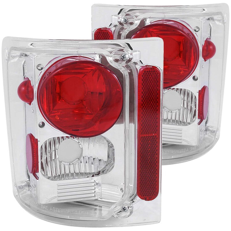 Anzo 1973-1987 Chevrolet C 10 Taillights Chrome