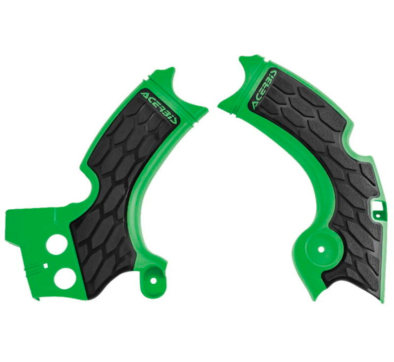Acerbis Frame Grds X-Grip Kaw Grn/Blk 2657591089