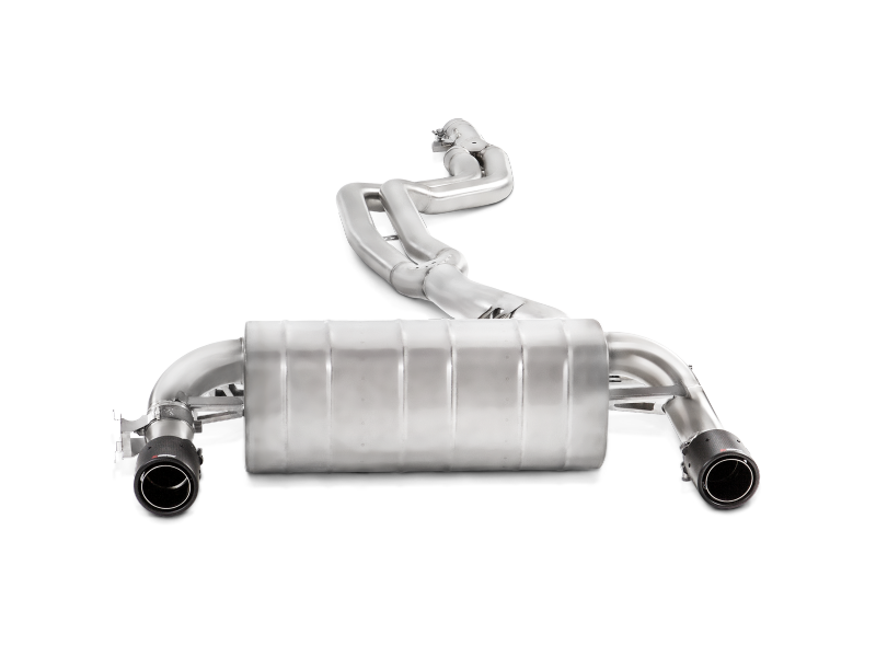 Akrapovic 16-17 BMW 340i (F30 F31) Evolution Line Cat Back (SS) w/ Carbon Tips (Req. Link Pipe) MTP-BM/SS/2H