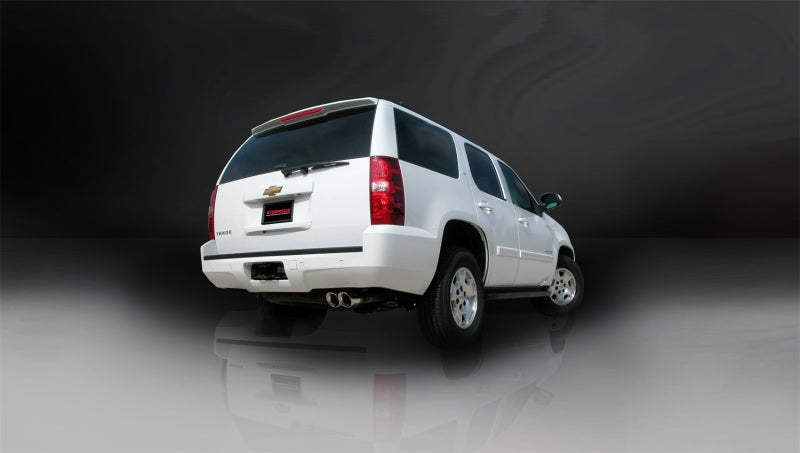 Corsa Performance 07-08 Chevrolet Tahoe 5.3L V8 Polished Sport Cat-Back Exhaust