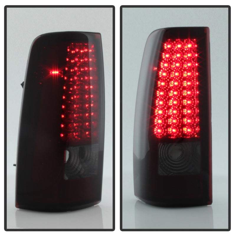 SPYDER Xtune Chevy Silverado 1500/2500/3500 99-02 LED Tail Lights Red Smoke ALT-ON-CS99-LED-RS 5011763