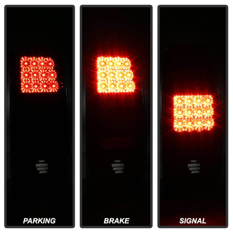 Spyder Chevy Suburban/Tahoe 1500/2500 00-06/GMC Yukon LED Tail Lights Black ALT-YD-CD00-LED-BK 5001528