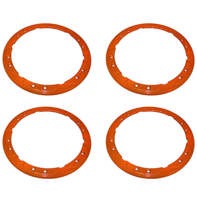 Ford Racing 2017-2018 Raptor Bead Lock Wheel Trim Ring Set - Orange M-1021-F15OR