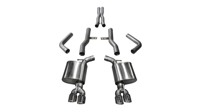 Corsa 17-18 Dodge Challenger 5.7L V8 Xtreme Cat-Back Dual Rear Exit w/3.5in Polished Tips 21006