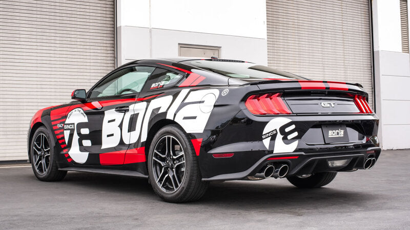 Borla 2018 Ford Mustang GT 5.0L AT/MT 2.5in S-Type Exhaust w/ Valves (Rear Section Only) 11951
