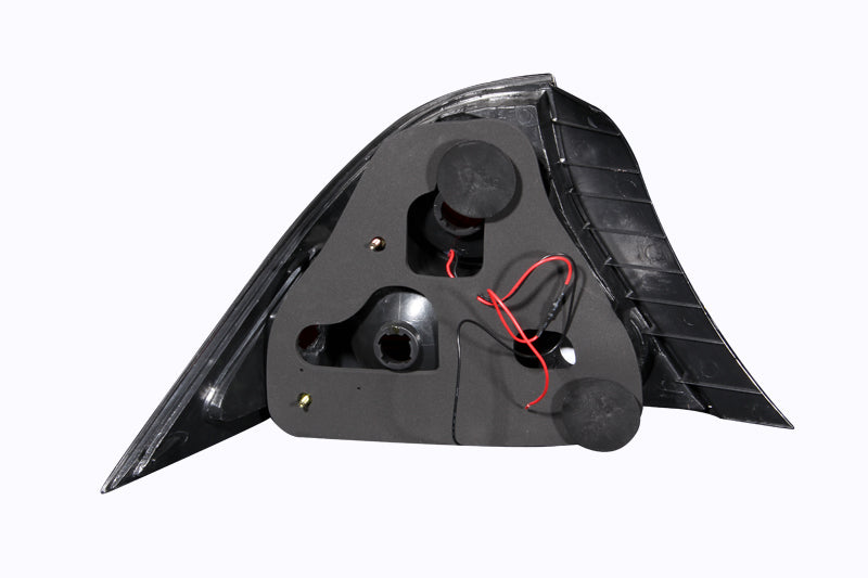 Anzo 2001-2003 Honda Civic Taillights Black w/ Halo
