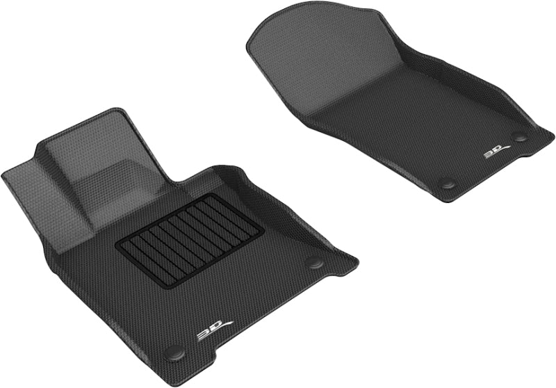 3D MAXpider 2018-2020 Infiniti Q50/Q60 Kagu 1st Row Floormat - Black L1IN03011509