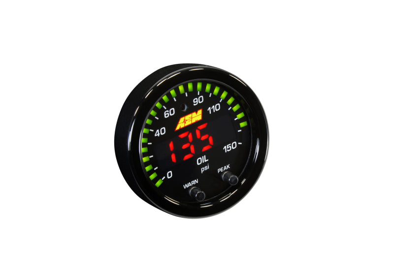 AEM Electronics Engine Oil Pressure Gauge