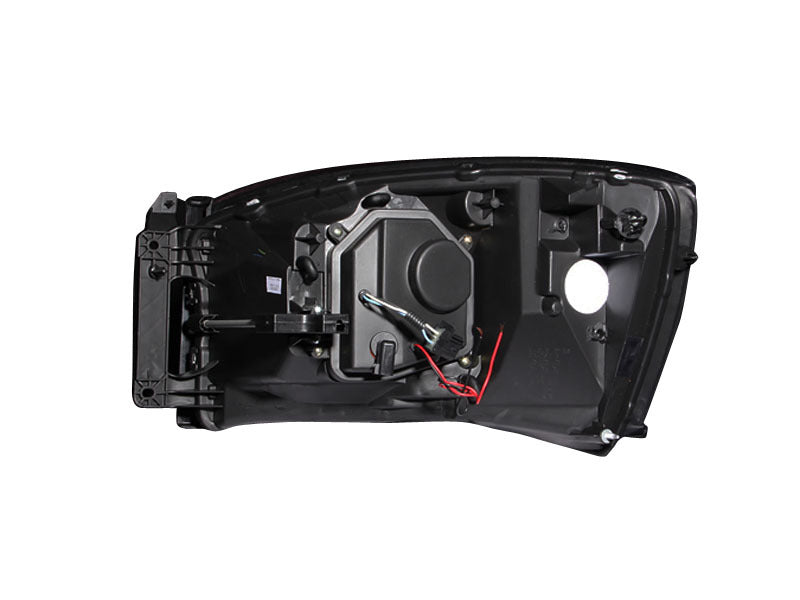 Anzo 2006-2008 Dodge Ram 1500 Projector Headlights w/ Halo Black