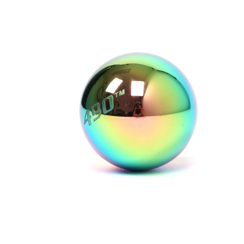 BLOX Racing V2 - 490 Limited Series Spherical Shift Knob 10X1.5 - Neo Chrome BXAC-00240-NEO-V2