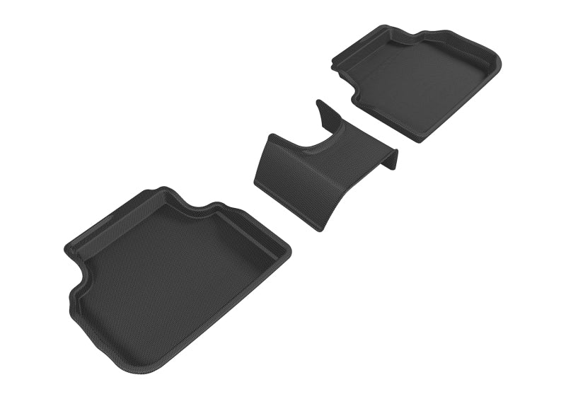 3D MAXpider 2016-2019 Mini Clubman Kagu 2nd Row Floormats - Black L1MN01321509