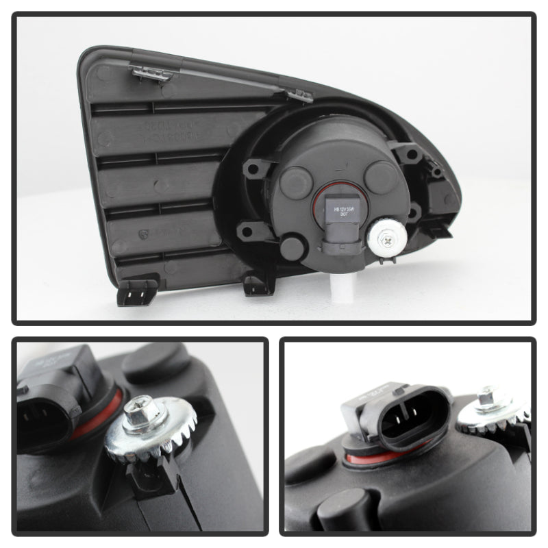 Spyder Scion IQ 2012-2013 OEM Fog Light w/Switch- Clear FL-SIQ12-C 5077868