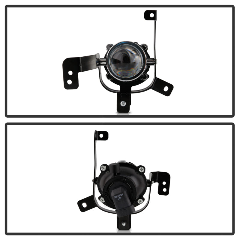 Spyder Kia Picanto 2018-2020 OEM Fog Lights W/Universal Switch - 9006(Included) - Clear 5087058