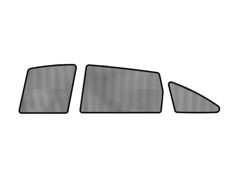 3D MAXpider 2007-2011 Honda CR-V Black Sun Shades - Side Windows S1HD0061
