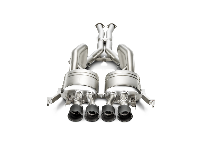 Akrapovic 14-17 Chevrolet Corvette Z06 (C7) Evolution Line Cat Back (Titanium) w/ Carbon Tips S-CO/TI/2