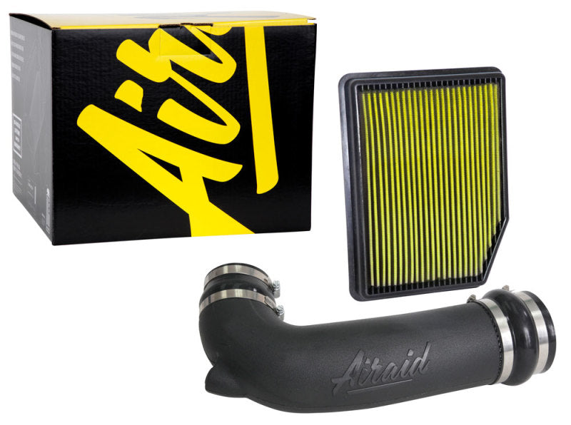 Airaid 19-20 Chevrolet Silverado 1500 V6-4.3L Jr Intake Kit - Oiled / Yellow Media 204-795