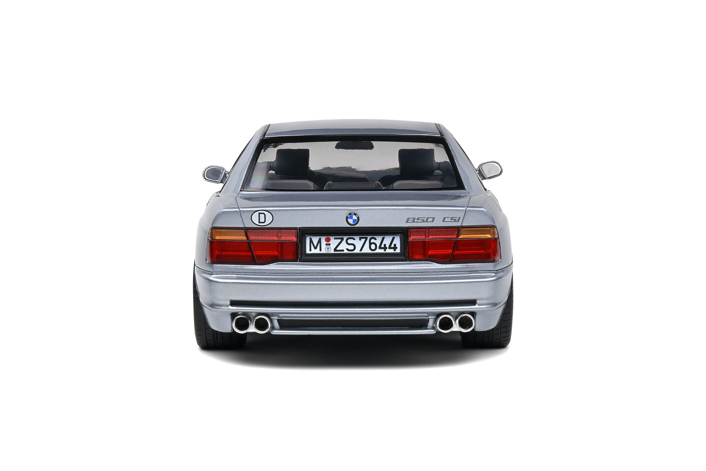 Solido 1992 BMW E31 850 CSi Coupe Arctic Silver Metallic 1:18 *Defect*