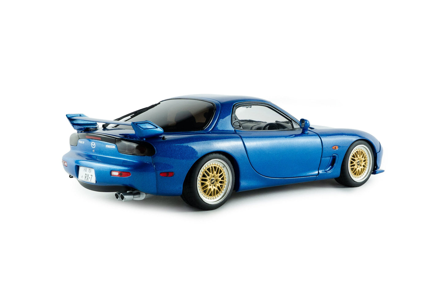 Solido 1999 Mazda RX7 FD3RS Innocent Blue Mica 1:18