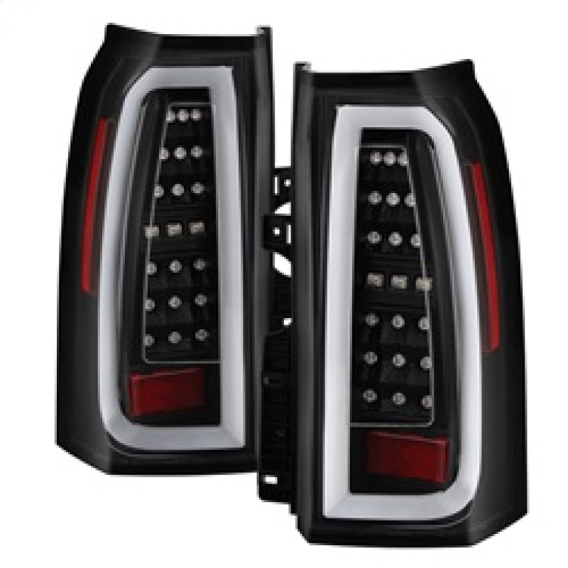 Spyder Chevy Tahoe / Suburban 15-17 Light Bar LED Tail Lights - Black (ALT-YD-CTA15-LED-BK) 5084583