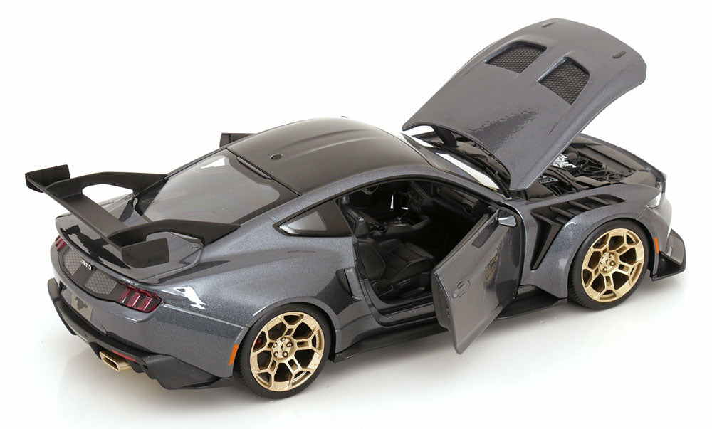 Maisto 2024 Ford USA Mustang GTD 5.2L V8 Coupe Grey 1:18