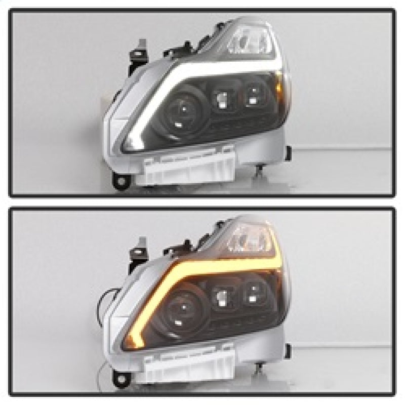 SPYDER xTune Infiniti G37 Coupe (non-AFS) 08-15 Projector Headlights - Black PRO-JH-IG3708-2D-LB-BK 9039331