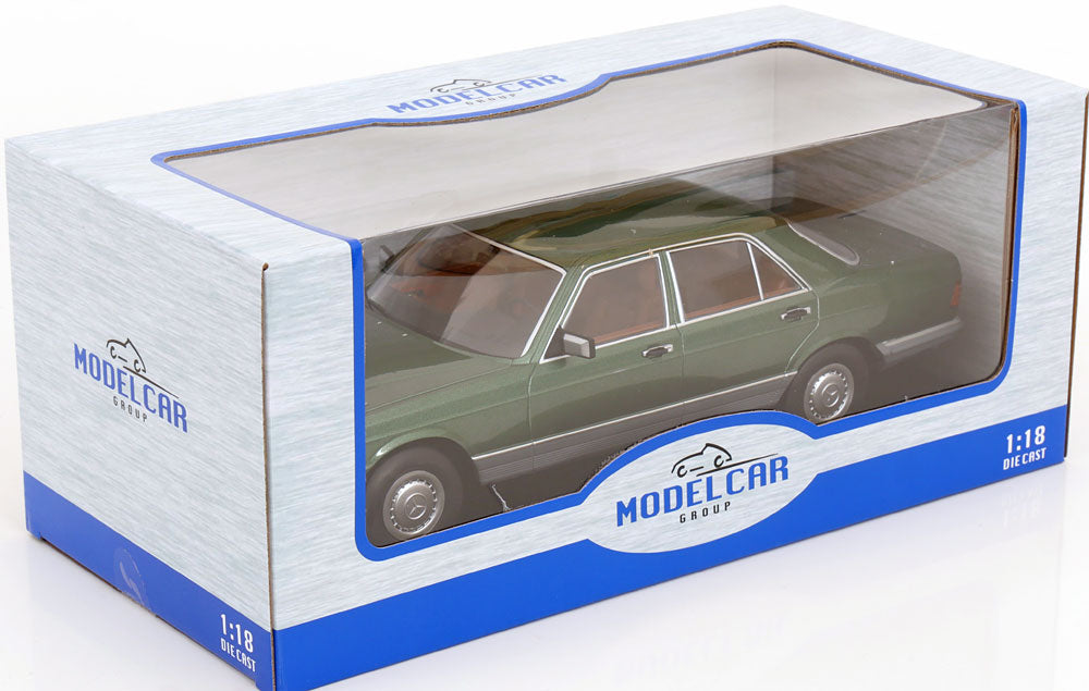 MCG 1979 Mercedes-Benz S-Class (W126) Green Metallic 1:18