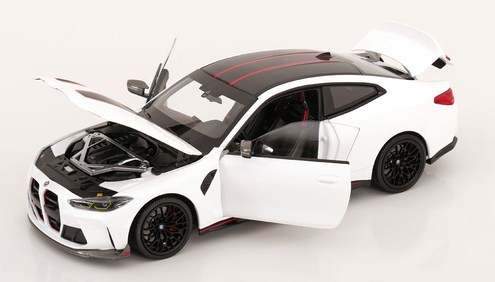 Minichamps 2022 BMW M4 CSL Coupe (G82) White 1:18
