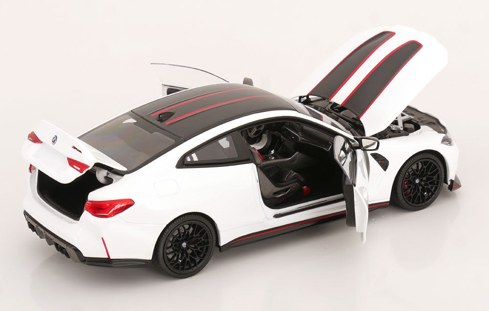 Minichamps 2022 BMW M4 CSL Coupe (G82) White 1:18