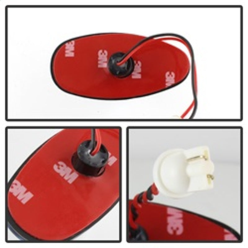 SPYDER Xtune Chevy Silverado 99-13 Dually 2 Red LED Amber LED Side Fender Lights Smoke ACC-LED-GMD99-SL-SM 9924682