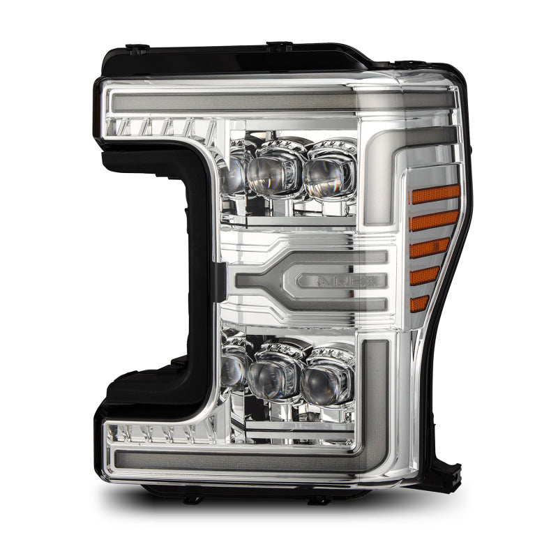 AlphaRex 17-19 Ford F-250/350/450/550 Super Duty NOVA-Series LED Proj Headlights Chrome w/SS & SBDRL 880347 *Discontinued