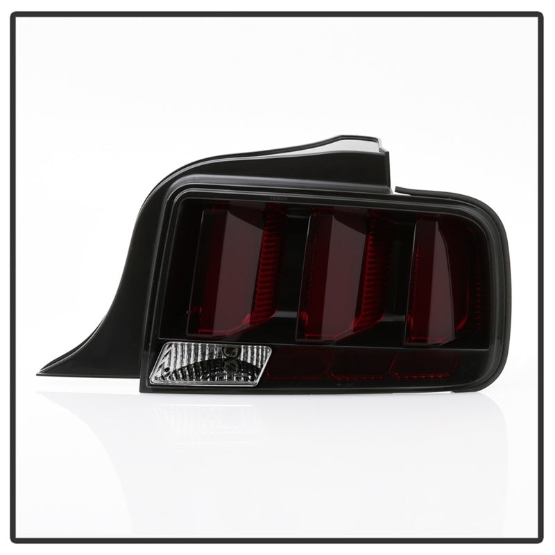 Spyder 05-09 Ford Mustang (Red Light Bar) LED Tail Lights - Smoke ALT-YD-FM05V3-RBLED-SM 5086723