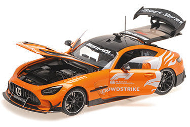 Minichamps Mercedes Benz AMG GT V8 Black Series Safety Car F1 Silverstone 2025 Orange 1:18