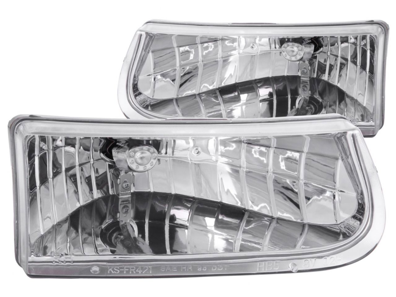 Anzo 1995-2001 Ford Explorer Crystal Headlights Chrome