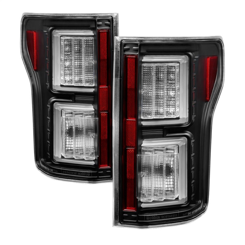 Spyder 18-19 Ford F-150 (w/Blind Spot Sensor) LED Tail Lights - Black (ALT-YD-FF15018-LED-BK) 5085689
