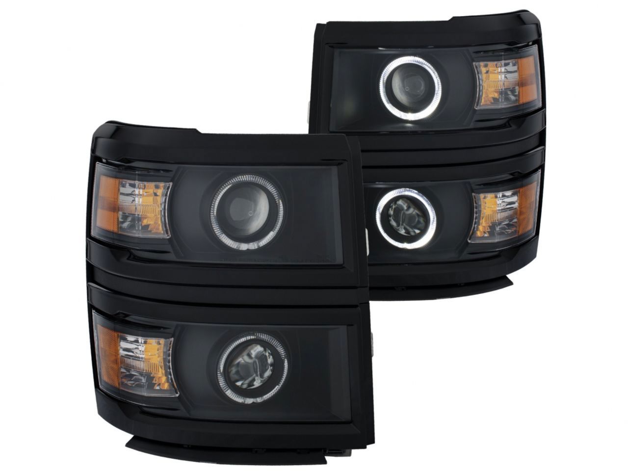 Anzo 2014-2015 Chevrolet Silverado Projector Headlights Chrome G2